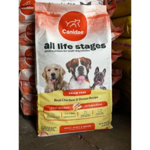 Bag of ProBalance dog food for all life stages with real chicken.
